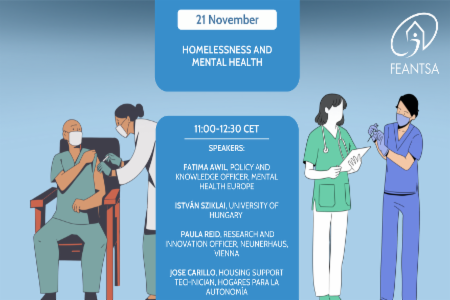 >Webinar series on Health and Homelessness III: Homelessness and Mental Health