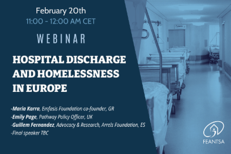 >Webinar: Hospital Discharge and Homelessness in Europe